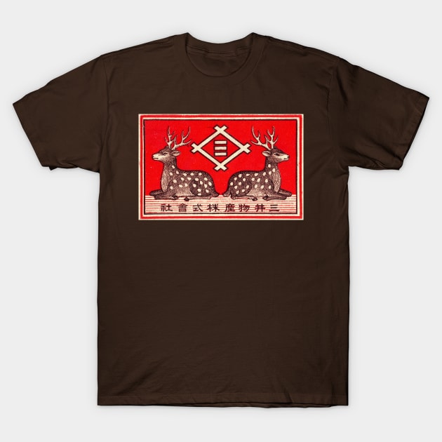 Japan Deers Vintage Matches T-Shirt by chilangopride